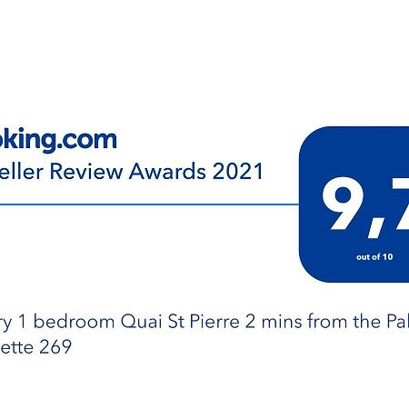Luxury 1 Bedroom Quai St Pierre 2 Mins From The Palais & Croisette 269 Cannes Exterior photo